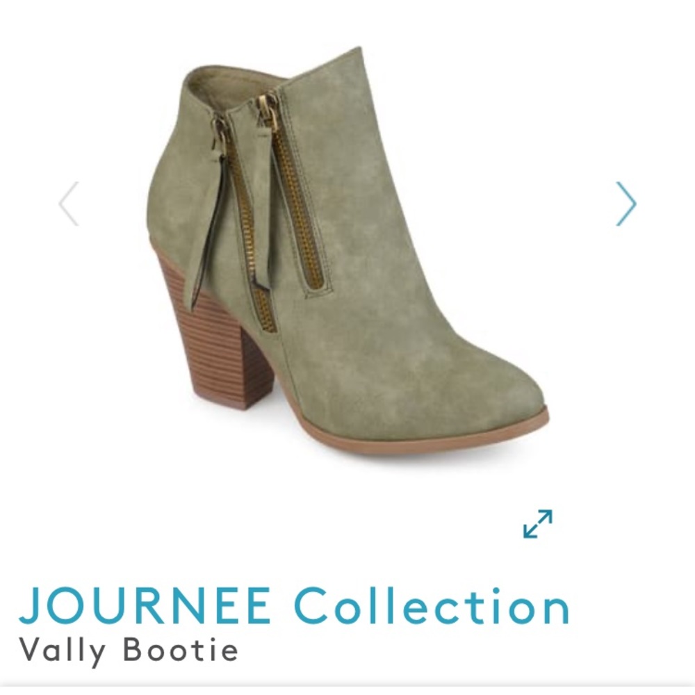 Journee Collection Vally Olive Bootie 12